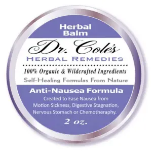 Anti Nausea Relief Herbal Balm